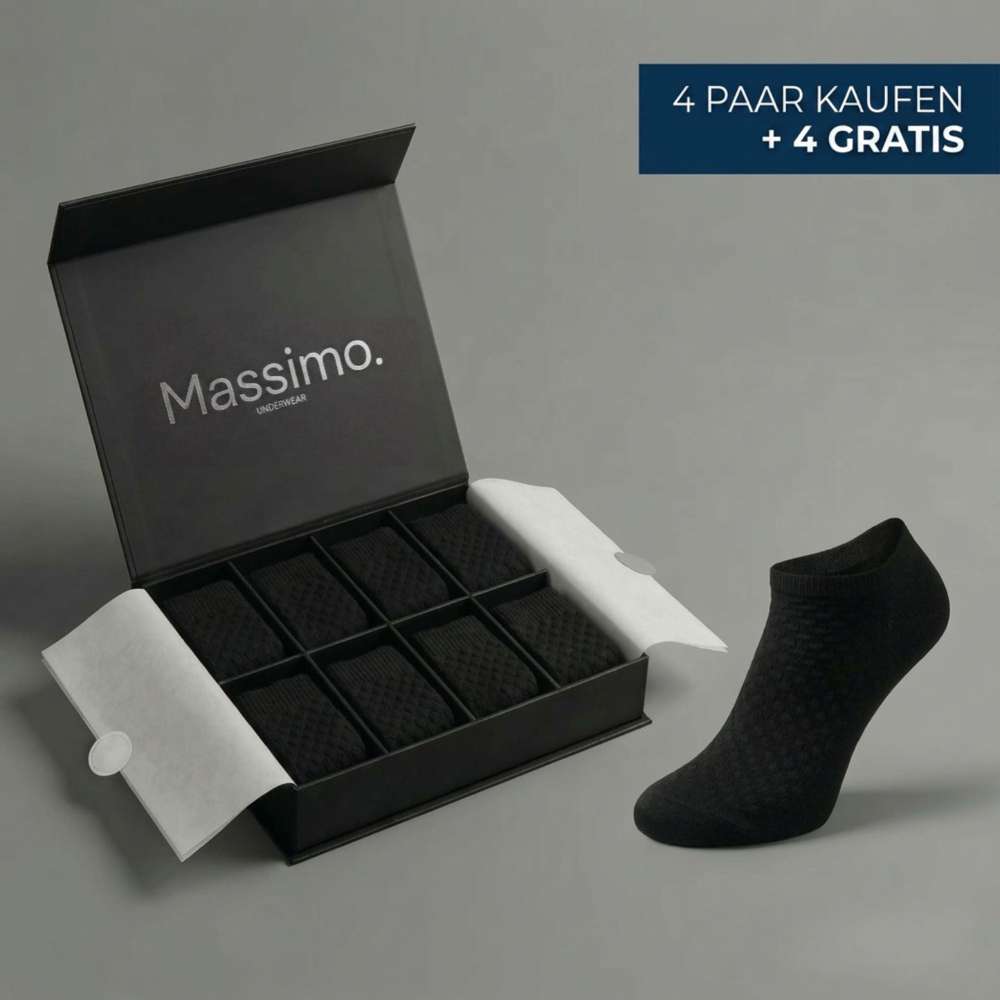 MASSIMO KURZE SOCKEN AUS PREMIUM-BAMBUSFASER