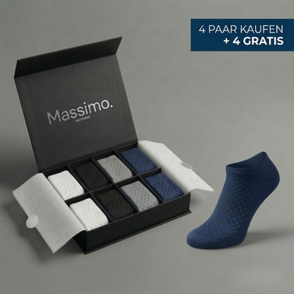 MASSIMO KURZE SOCKEN AUS PREMIUM-BAMBUSFASER