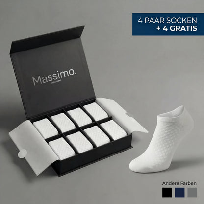 MASSIMO KURZE SOCKEN AUS PREMIUM-BAMBUSFASER