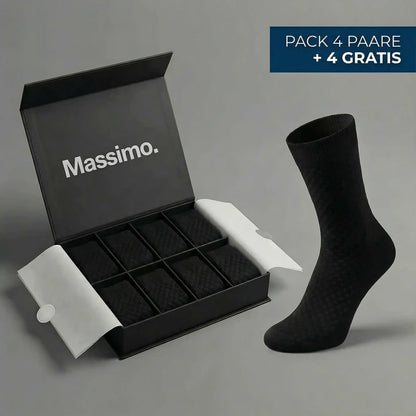 PREMIUM-HALBHOHE MASSIMO SOCKEN AUS BAMBUSFASER