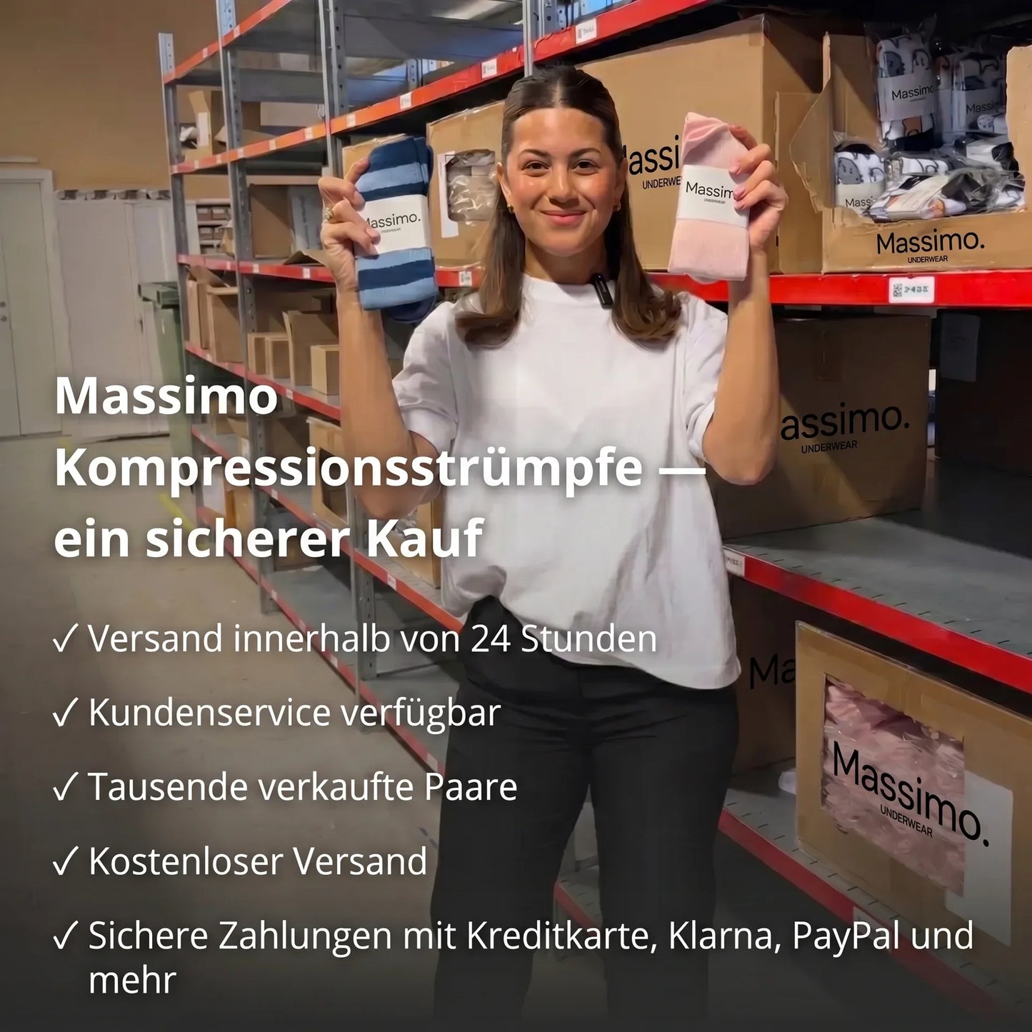 Massimo™ Kompressionsstrümpfe