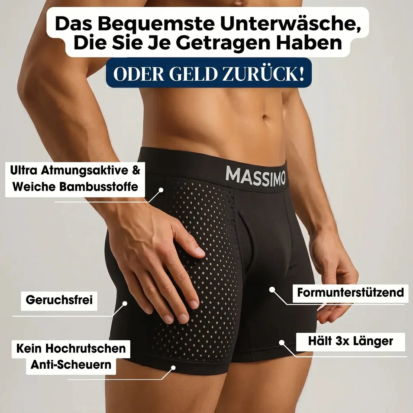 BOXER AUS BAMBUSFASER – FÜR GANZTÄGIGEN KOMFORT