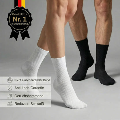 PREMIUM-HALBHOHE MASSIMO SOCKEN AUS BAMBUSFASER
